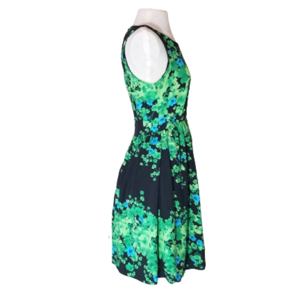 ECI New York Dress Floral Green Size 2X - Picture 3 of 13